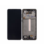 Samsung A336 A33 Lcd Ekran + Kasalı %100 Kvk Orjinal (Siyah)