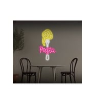 Pasta Yazılı ve Şekilli Neon Tabela