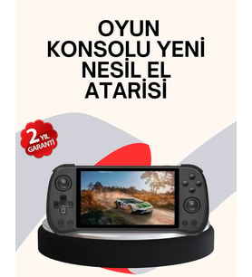 Mey İthalat® 10000 Hazır Yüklü Oyunlu 4.3 İnç Ips Ekranlı Oyun Konsolu (Krem)