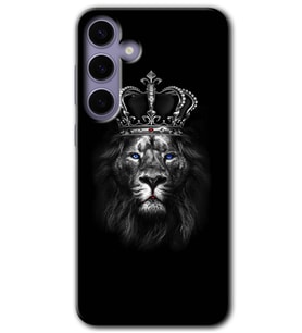 Galaxy S24 Plus Kılıf HD Desen Baskılı Kılıf - King Lion