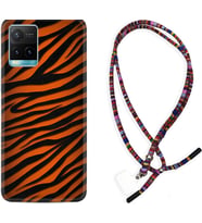 Vivo Y11S Y21S Y20 Y20S Y70 Kılıf Boyun Asklı Rasta Silikon Leopar Yeni 1676