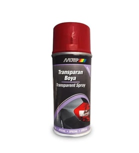 Motip Transparan Stop Far Sprey Boya KIRMIZI 400 ml - Stop Boyası