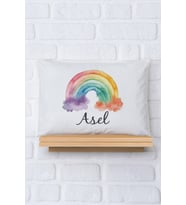 Pia Baby Premium %100 Pamuk İsme Özel Kız Bebek Yastık Kılıfı 35*45 cm 5016-12
