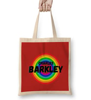 Charles Barkley - Basketball gifts Vintage Retro Rainbow Quotes For BOYS AND Dad Bez Çanta Uzun Saplı