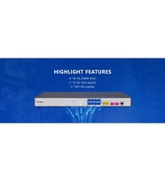 FOREDGE 8port POE PS3008XGPSH 8-2.5 GBE/2-10 GBE 2-10GBE SFP 250W LAYER3 YÖNETİLEBİLİR SWITCH