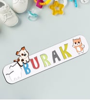 BK Toys Çocuklara Özel İsimli Ahşap Eğitici Yapboz Puzzle-17