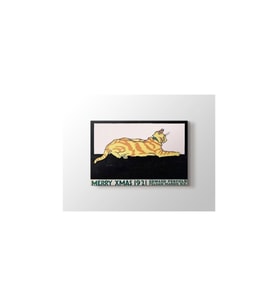 DBSanatevi Edward Penfield - Merry Xmas 1921 Tablo 40 X 60 Cm