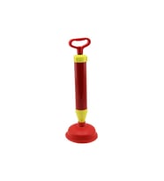 KAPORTA DÜZELTME - LAVABO KLOZET GİDER AÇICI POMPA LASTİK BAŞLIK - SERT PLASTİK GÖVDE ÇAP=16 CM (5343)