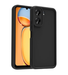 Xiaomi Poco C65 Kılıf Kamera Korumalı Zore Ananas Kapak