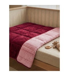 Tekstil Premium Çift Taraflı Kadife Bebek Ve Çocuk Battaniyesi 90x120 cm -