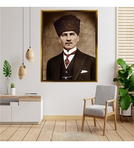 ÇERÇEVELİ ATATÜRK TABLO S301