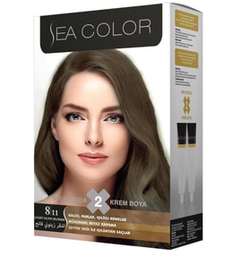 Sea Color Saç Boyası 8.11Yoğun Açık Küllü Kumral