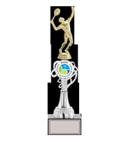 ODAK KUPA - Figürlü Kupalar - Tenis Erkek Figürlü Kupalar FG-034 B - 37 cm