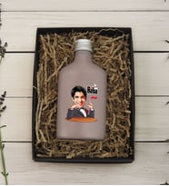 BK Gift Hediye Kutulu Kişiye Özel The Baba Karikatürlü Mat Gri Tasarım Cam Şişede 200 ml Kolonya-4, Babaya Hediye, Babalar Günü Hediyeleri, Hediyelik Baskılı Kolonya