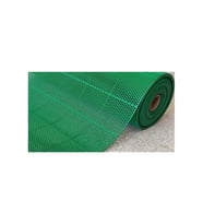 Yeşil Islak Zemin MATI Kaymaz Banyo İçi Paspas Pvc Kare Desen Model Petek Mat (Yeşil)