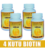Biotin 5000mg 240 Kapsül (4 KUTU)