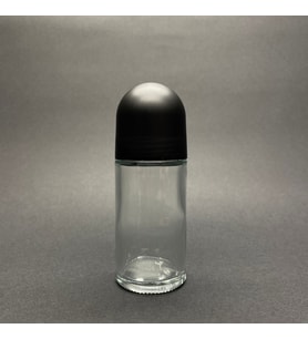50 cc Roll-on Cam  Şişe - Şeffaf - 50 ml Cam Deodorant Şişesi  x 3 Adet (Boş)