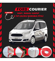 Ford Courier Oto Araç Kapı Koruma Fitili 5metre Parlak Kırmızı Renk