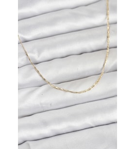 CM 14K Gold Renk Kesme Model 60 cm Kadın Kolye - TJ-BKO10931