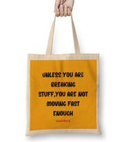 Mark Zuckerberg Quotes - Entrepreneurs Motivation İnspiration Success Gifts Bez Çanta Uzun Saplı