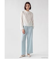 LCW Modest Mavi Beli Lastikli Geniş Paça Kadın Pantolon