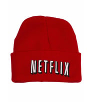 Netflix Nakışlı Bere (Kırmızı)