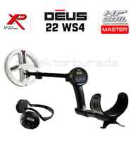Deus Dedektör - 22,5cm HF Başlık,  WS4 Master