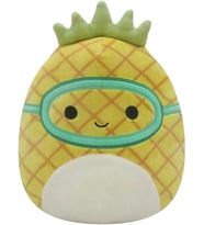 Squishmallow Maskeli Ananas Maui Peluş Oyuncak, 20cm