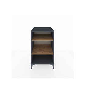Kronos Komodin 2 Raflı 60x59x96 Antrasit-Çam