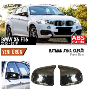 Bmw X6 Yarasa Ayna Kapağı Batman Parlak Siyah Piano Black