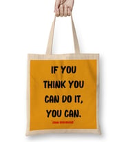 Motivational Quotes Sayings Words Gifts - Entrepreneurs İnspiration Success Work Typography Gifts Bez Çanta Uzun Saplı