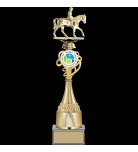 ODAK KUPA - Figürlü Kupalar - At / Binici Figürlü Kupalar FG-036 A - 42 cm