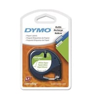 Dymo Letratag Şerit Kağıt 12MMx4 MT Beyaz 91200