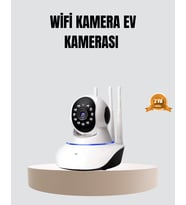 HD IP Kamera – Gece Görüşlü, Hareket Sensörlü, Mobil Takip ve Çift Yönlü Ses