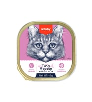 Wanpy Kedi 40g Ton Balıklı & Somonlu Alutray Yaş Mama