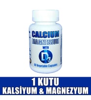 Kalsiyum Magnezyum Vitamin D3 60 Kapsül (1 KUTU)