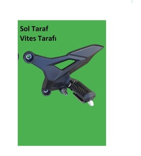 Cf Moto Nk 250 ,250 Sr Ön Sol Braket Basamak Dahil Euro 5 Uygun Vites Tarafı _Arasmoto (Siyah)