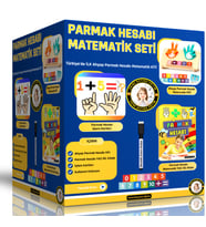 Ahşap Parmak Hesabı Matematik Seti (Okul Öncesi ve 1. Sınıflar İçin)