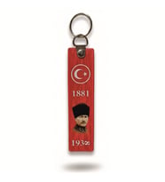 TPU Çift Taraflı Anahtarlık ATATÜRK (Çok Renkli)