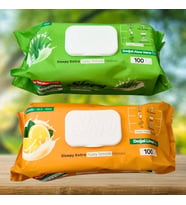 Easy Clean Yüzey Temizlik Havlusu Aloe Vera ve Doğal Limon Yağı Özlü 100'LÜ 2 Li Set