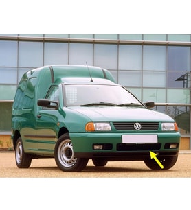 VW Caddy 1996-2003 Ön Tampon Spoylerli 6K5807221B