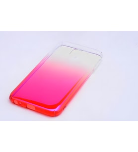 Galaxy J5 Pro (J530) Kılıf Parlak Renk Geçişli Kılıf (Pembe)