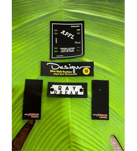 9X3 CM 5 ADET ARMA DİKİŞ GİYİM YAMA AKSESUAR