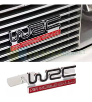 Wrc World Rally Ön Panjur Logo Izgara Vidalı Arma Amblem Metal