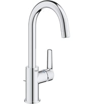 Grohe Start Kuğu Lavabo Bataryası, L-Boyut, Sifon Kumandalı Set, Krom, 24203002 (Çok Renkli)