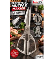 ByMyHand Paslanmaz Çelik Çok Amaçlı Mutfak Makası