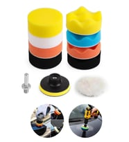 Pasta Cila Polisaj Süngeri Pedi Seti 115 Mm Otomotiv Parlatıcı (11 PARÇA)