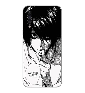 Samsung Galaxy A50 - A30S Uyumlu Death Note Tasarımlı Şeffaf Telefon Kılıfı