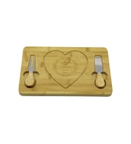 KALPLİ BIÇAK SAĞ-SOLAHŞAP BAMBU KAHVALTI PEYNİR SUNUM PANO2 BIÇAK=AHŞAP SAP19X29CM-1.5CM (5343)