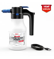 ŞARJLI Köpük Yapıcı Kimyasal Dayanımlı Basınçlı Pompa 1.5 Litre + Type-C Şarj Kablosu